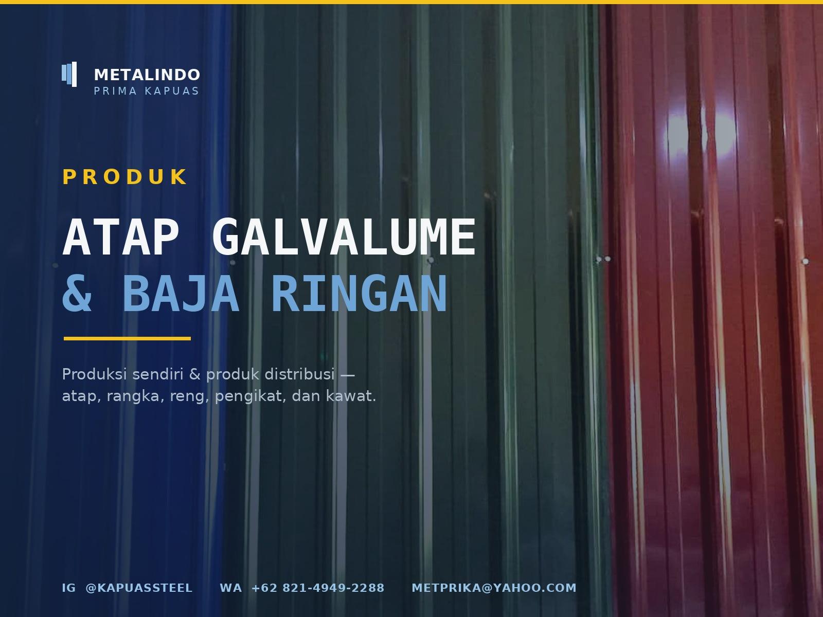 Kapuas Steel product range